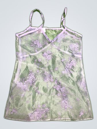 Upcycled H&M Floral Lace Camisole Top