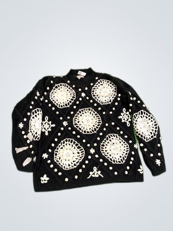Boaz Z Black Knit Sweater