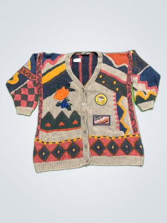 Multicolored Knit Sweater
