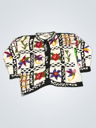 Floral Knit Sweater
