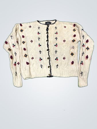 Woolrich Embroidered Knit Cardigan