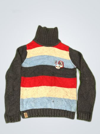 Sergent Major Striped Sweater