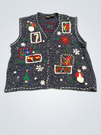 Erika Christmas Knitted Vest