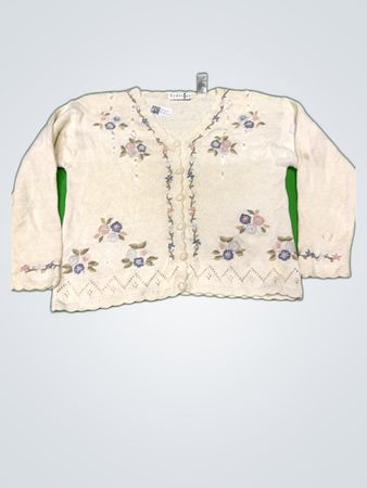 bydesign Embroidered Knit Cardigan