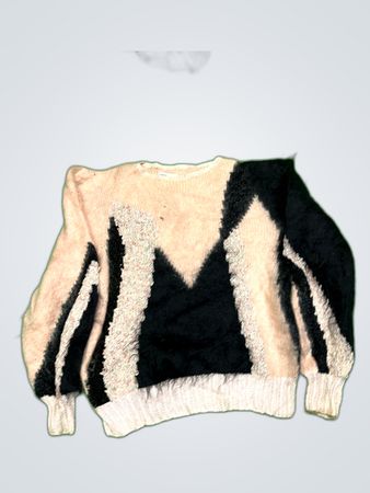 Zara Geometric Knit Sweater