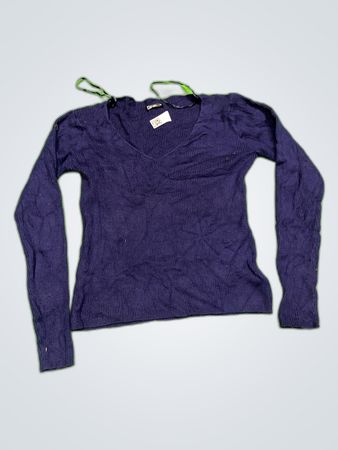 Canal V-Neck Long Sleeve Knit Sweater