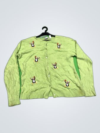 Green Penguin Sweater