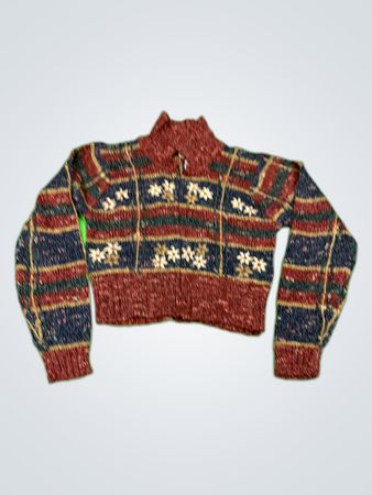 Maurices Floral Knit Cardigan