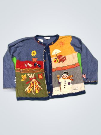 Arriviste Seasonal Pattern Sweater