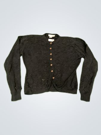 Nordstrom Women's Black Knit Cardigan Sweater