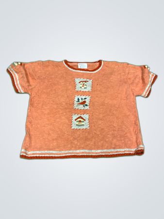 Christopher & Banks Embroidered Knit Top