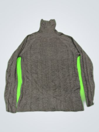 Grey Turtleneck Sweater