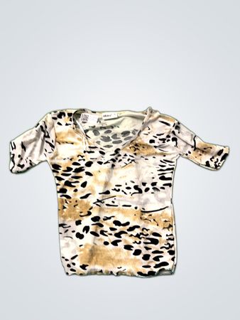Okayv Printed Leopard Blouse