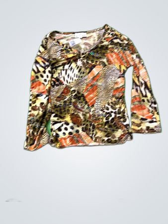 in*print Animal Print Top