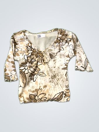 Floral 3/4 Sleeve Top