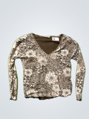 Long Sleeve Printed Top