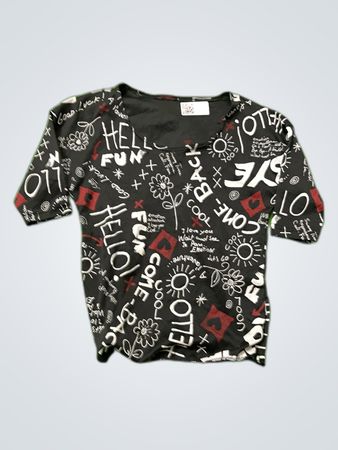 Unbranded Graphic Printed Crop Top