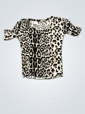Yue Sheng Leopard Print Top