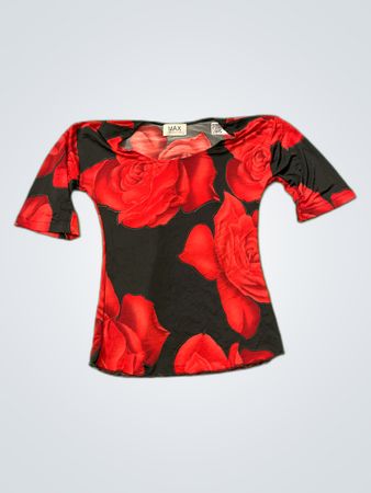 Red Rose Blouse