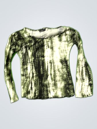 Janinina Printed Long-Sleeve Blouse