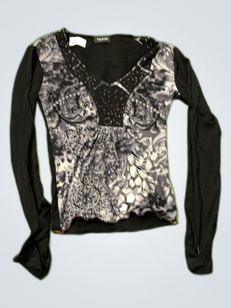 Taifun Printed Long Sleeve Blouse