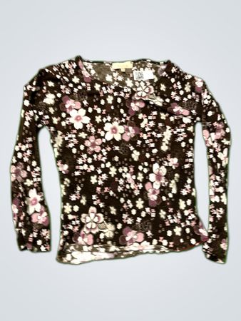 Malvava Printed Floral Long-Sleeve Blouse