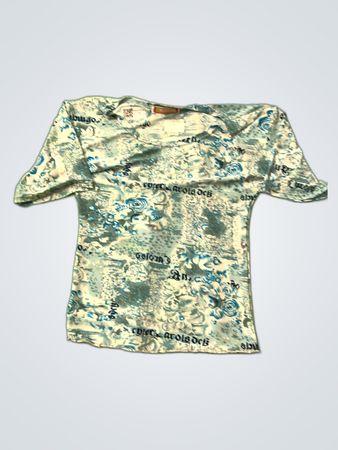 LADYME Printed Sleeveless Blouse