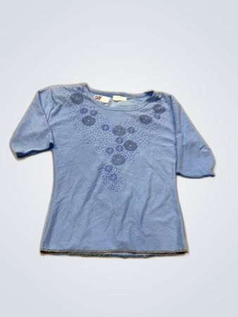 Marciniak Johanna Embroidered Blue Blouse