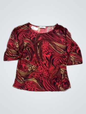 Frankenwalder Printed Animal Blouse
