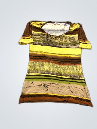 Bonita Striped Printed Blouse