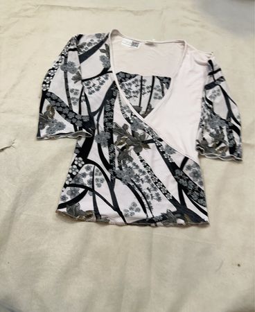 Blouse with Floral Pattern