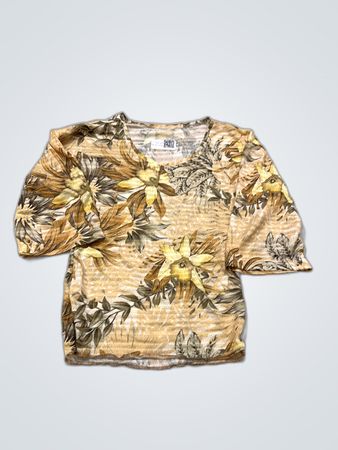 Blouse with Floral Pattern