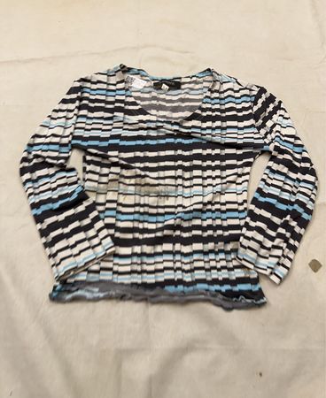 Femme Striped Long-Sleeve Blouse