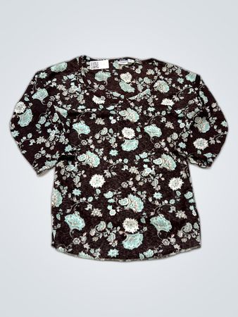 Brown Floral Top