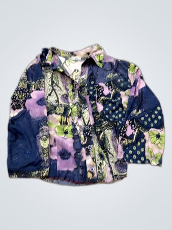 Blouse with Floral Pattern