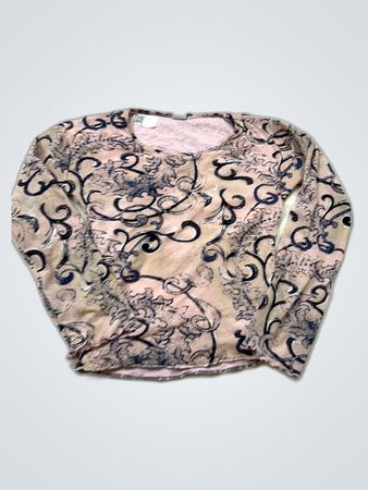 Sonia Printed Long-Sleeve Blouse