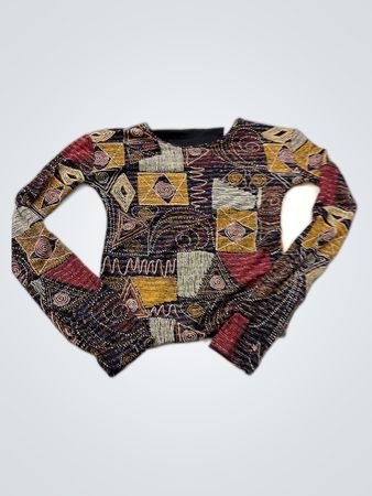 Etro Geometric Patterned Knit Sweater