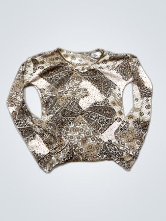 Long Sleeve Paisley Shirt