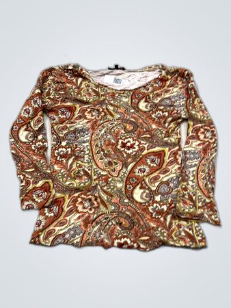 Barisal Printed Long Sleeve Blouse