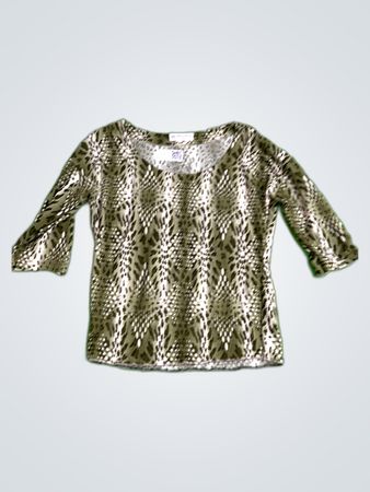 BenHao Printed Leopard Blouse