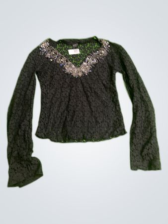 Privacy Sheer Lace Blouse