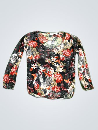 Doris Streich Printed Floral Blouse