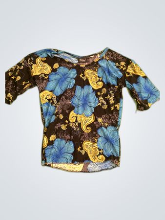 okay! Floral Short Sleeve Shirt
