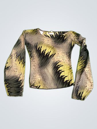 Laduch Hildegard Printed Long-Sleeve Top