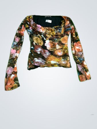Estam Floral Printed Long Sleeve Blouse