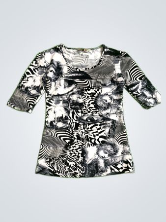 Lenara 3/4 Sleeve T-Shirt Dress