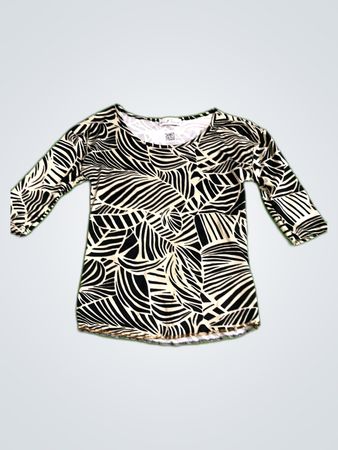 inVPrint Printed Short Sleeve Top
