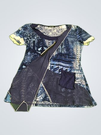 Multiples Blue Paisley Dress
