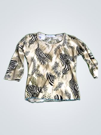 Dian Dian Song Fashion XXL Animal Print Top