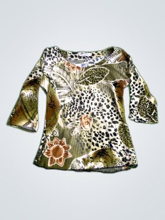 HONGYIZU Animal Print Top